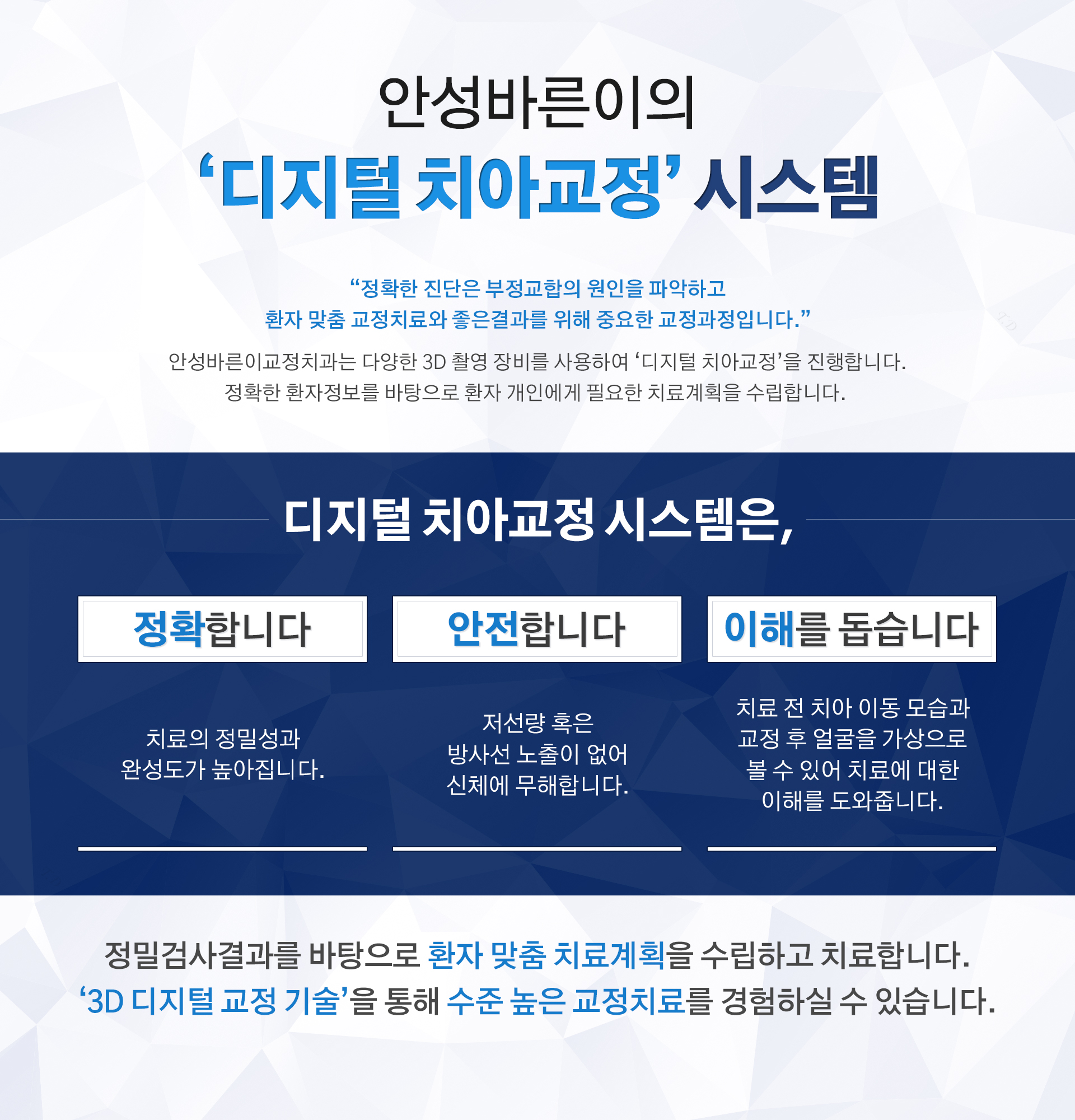 안성바른이의 디지털 치아교정 시스템